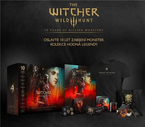 Dárková sada Zaklínač 3: Wild Hunt 10th Anniversary Monster Hunter Slayer Kit
