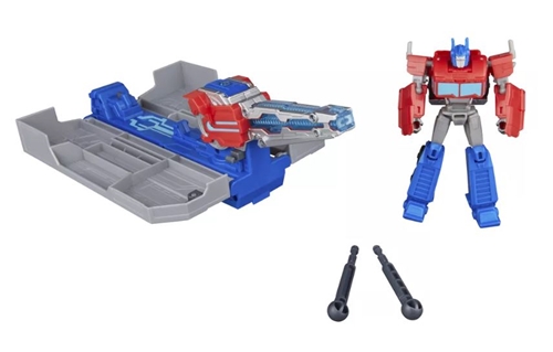 Hasbro Transformers Nákladní auto do hrací sady: Earthspark - Optimus Prime Bojový přívěs (G0750)