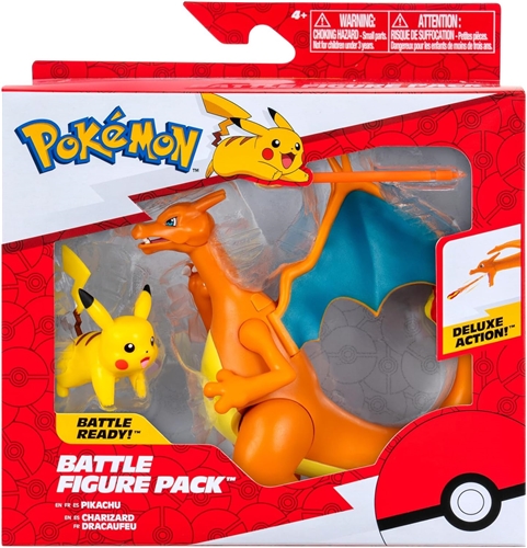 Akční figurky Pokémon Battle Figure Pack - Charizard and Pikachu