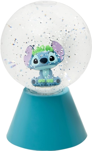 Sněžítko Disney Stitch LED Glitter Ball (17 cm)