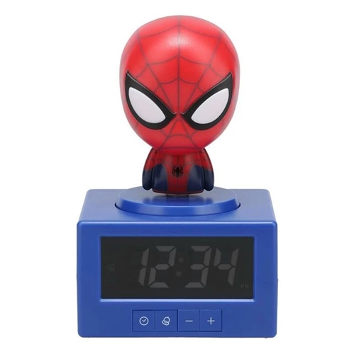 Budík s nočním světlem Marvel Spider-Man Icon Alarm Clock (15 cm)