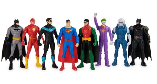 8 dílná sada figurek - Batman: Spin Master DC