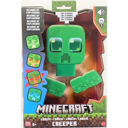 Interaktivní hračka Minecraft - Můj mazlíček Creeper