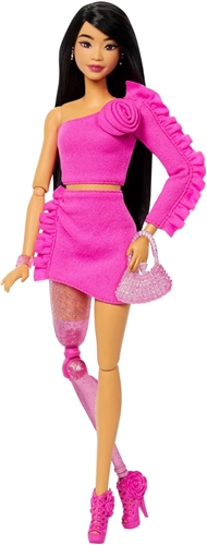Panenka Mattel Barbie Fashionistas: Deluxe Style - Modelka s čenými vlasy