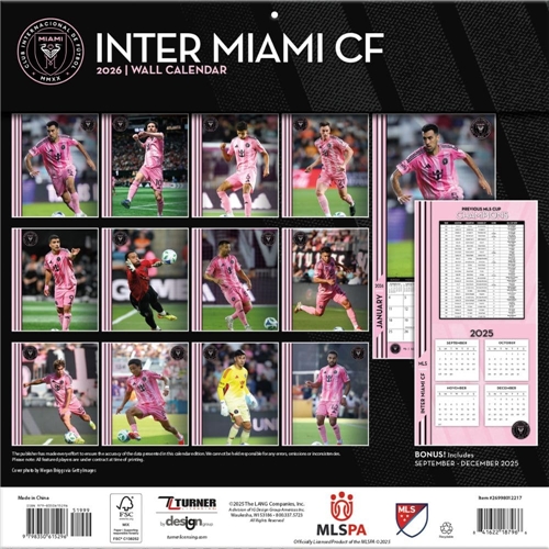 Kalendář 2026 - Fotbal: Inter Miami