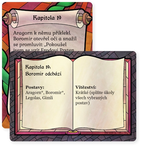 Pán prstenů: Dvě věže - Štychová karetní hra