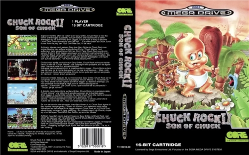 Chuck Rock II: Son of Chuck - 1993 (MEGA DRIVE) (BAZAR)