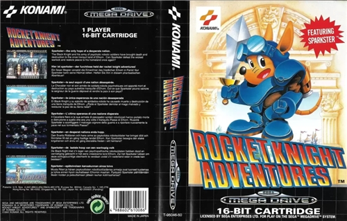 Rocket Knight Adventures - 1993 (MEGA DRIVE) (BAZAR)