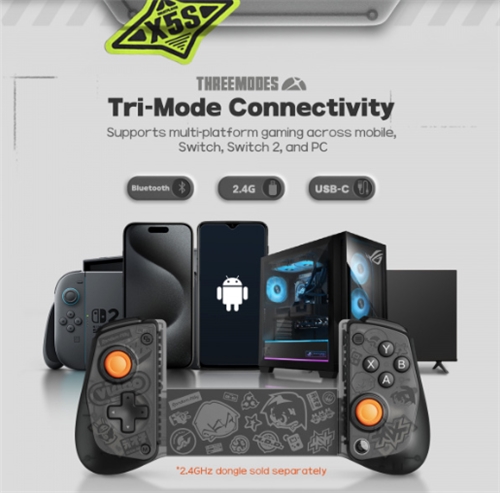 Bezdrátový mobilní ovladač GameSir X5s ZZZ (ČERNÝ)