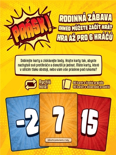 Prásk! Hraní pod tlakem - desková hra