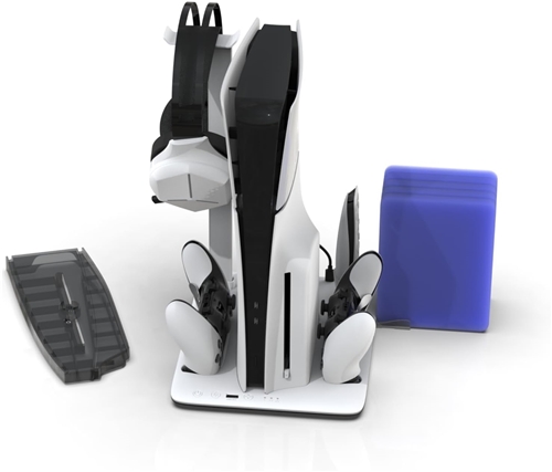 DLX Multi Function Charge and Cool Stand - Grey (PS5)