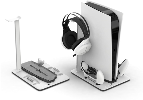 DLX Multi Function Charge and Cool Stand - Grey (PS5)
