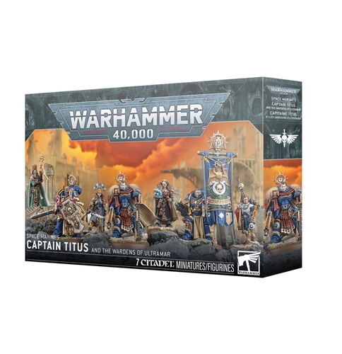 Warhammer 40.000 Space Marines Captain Titus and The Wardens of Ultramar