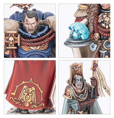 Warhammer 40.000 Space Marines Captain Titus and The Wardens of Ultramar