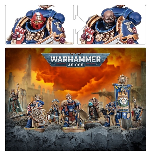 Warhammer 40.000 Space Marines Captain Titus and The Wardens of Ultramar