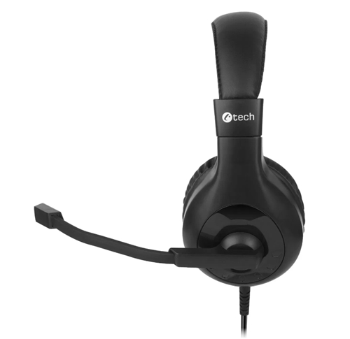 Sluchátka - C -TECH MHS-05, 3.5 mm Jack - Černá (PC)