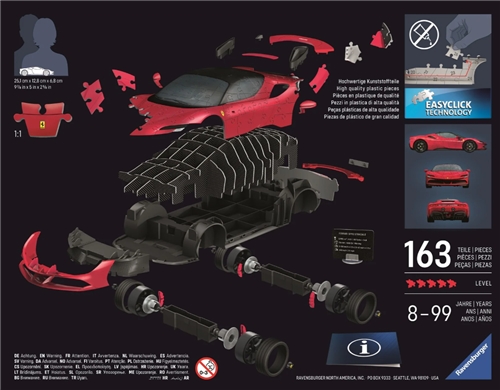 Ravensburger Iconics Puzzle: Ferrari SF90 Stradale