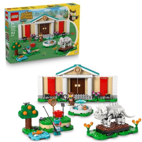 LEGO® Animal Crossing™ 77056 Blathers a jeho muzejní sbírka