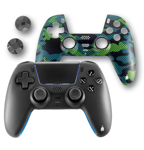 Spartan Gear - Sarissa Wireless Controller (BLACK) (PS4/PS5/PC/SWITCH) + 1x náhradní kryt