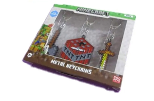 Přívěšek na klíče Minecraft set 3 ks