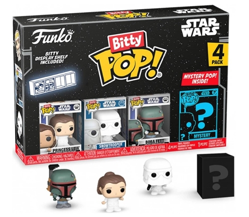 Funko Bitty Pop! Balení 4: Star Wars - Vinylové figurky Leiy