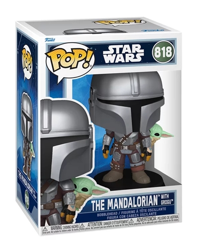 Funko POP Star Wars: M&G - The Mandalorian with Grogu - 818