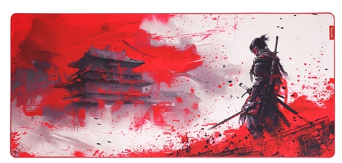 Podložka pod myš, MONKA ZOWA XXL, červeno-bílá, 1200 x 600 x 3,5 mm