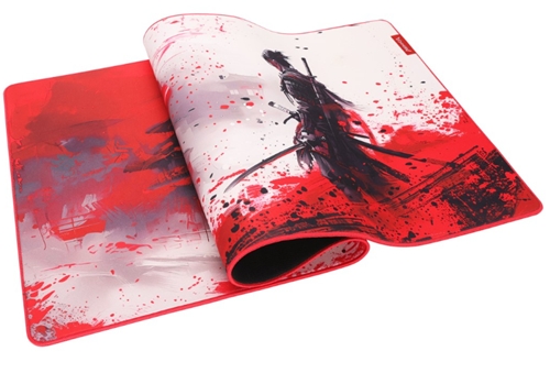 Podložka pod myš, MONKA ZOWA XXL, červeno-bílá, 1200 x 600 x 3,5 mm