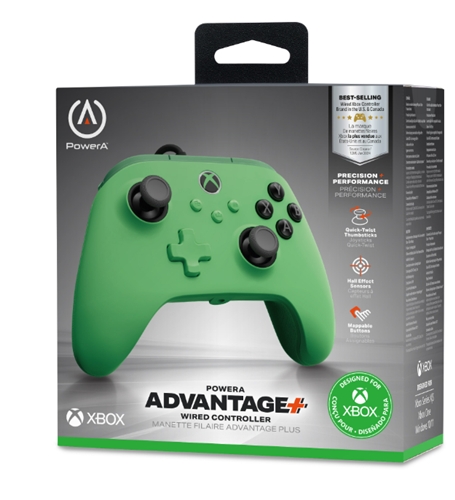 PowerA - Advantage Plus Wired Controller - Green Meadow (XSX, XSS, X1)