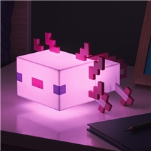 Lampička Minecraft Axolotl Multicolor Light (21 cm) (SLEVA)