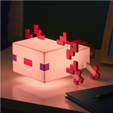 Lampička Minecraft Axolotl Multicolor Light (21 cm) (SLEVA)