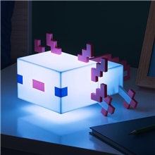 Lampička Minecraft Axolotl Multicolor Light (21 cm) (SLEVA)