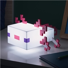 Lampička Minecraft Axolotl Multicolor Light (21 cm) (SLEVA)