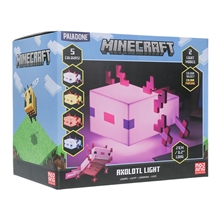 Lampička Minecraft Axolotl Multicolor Light (21 cm) (SLEVA)