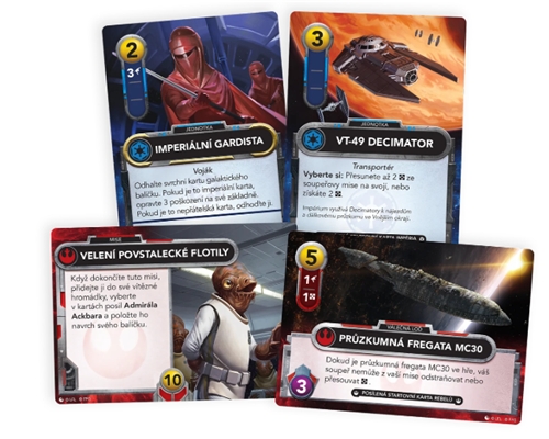 Star Wars: The Deckbuilding Game - Povstalci a Impérium - Posily