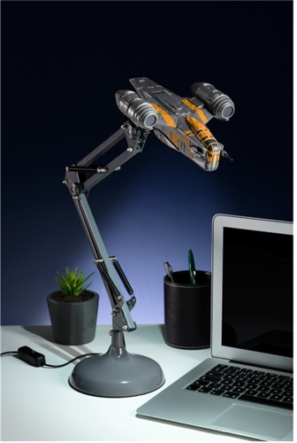 Paladone: Star Wars: Mandalorian - Polohovací stolní lampa - Razor Crest
