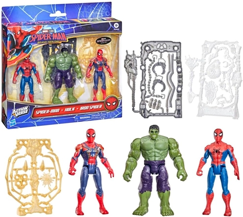 Figurky Hasbro Marvel: Spider-Man - Brand New Day - Spider-Man, Hulk & Iron Spider