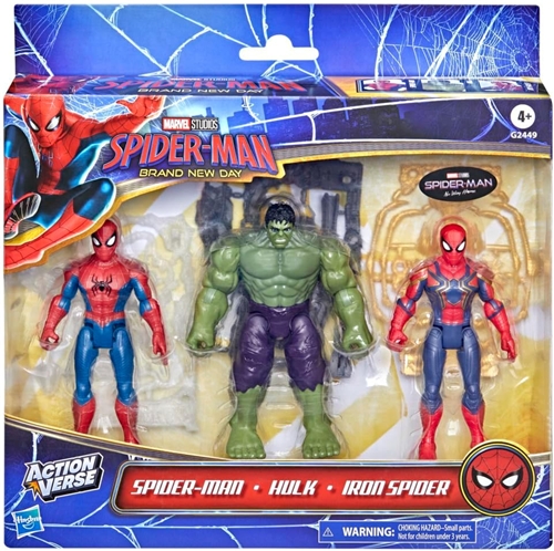 Figurky Hasbro Marvel: Spider-Man - Brand New Day - Spider-Man, Hulk & Iron Spider