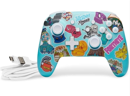 PowerA - Enhanced Wireless Controller - Fortnite Sticker Mania (SWITCH, SWITCH 2)