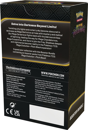 Pokémon TCG: ME05 Pitch Black - Booster Bundle