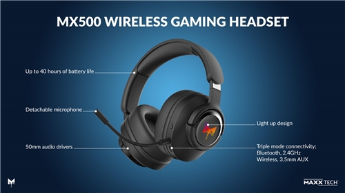 Herní sluchátka MX500 Wireless Gaming Headset