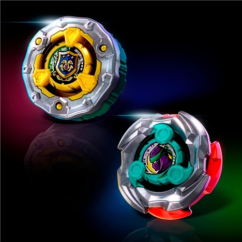 Hasbro BeyBlade BBX: Sneak Attack Battle Set - Cutter Shinobi LF and Rampart Aegis GB
