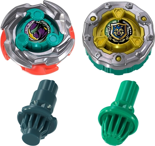 Hasbro BeyBlade BBX: Sneak Attack Battle Set - Cutter Shinobi LF and Rampart Aegis GB