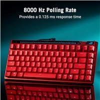 ASUS klávesnice ROG Falchion ACE 75 HE Lava Red, Mechanická, USB-C, US, červená