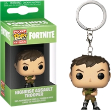 Klíčenka - Funko POP! Fortnite - Highrise Assault Trooper	